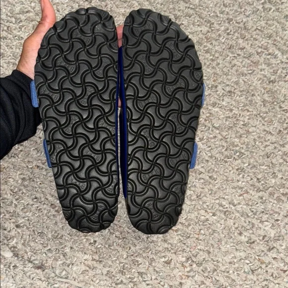 Birkenstock Navy Double Buckle Sandals - Picture 4 of 4